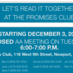 New Meeting at the Promises Club